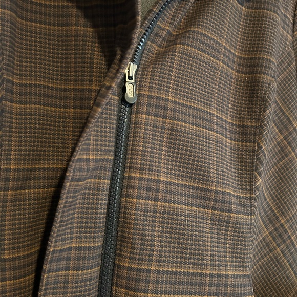 Patagonia Darya Plaid Fleece Lined Hooded Jacket Raven Windproof Size Large - Picture 4 of 10